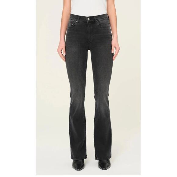 DL1961 Bridget Boot Instasculpt - Soft Black 26 Jeans Boot Cut - Picture 1 of 6